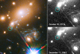 Hubble captures first-ever predicted supernova blast